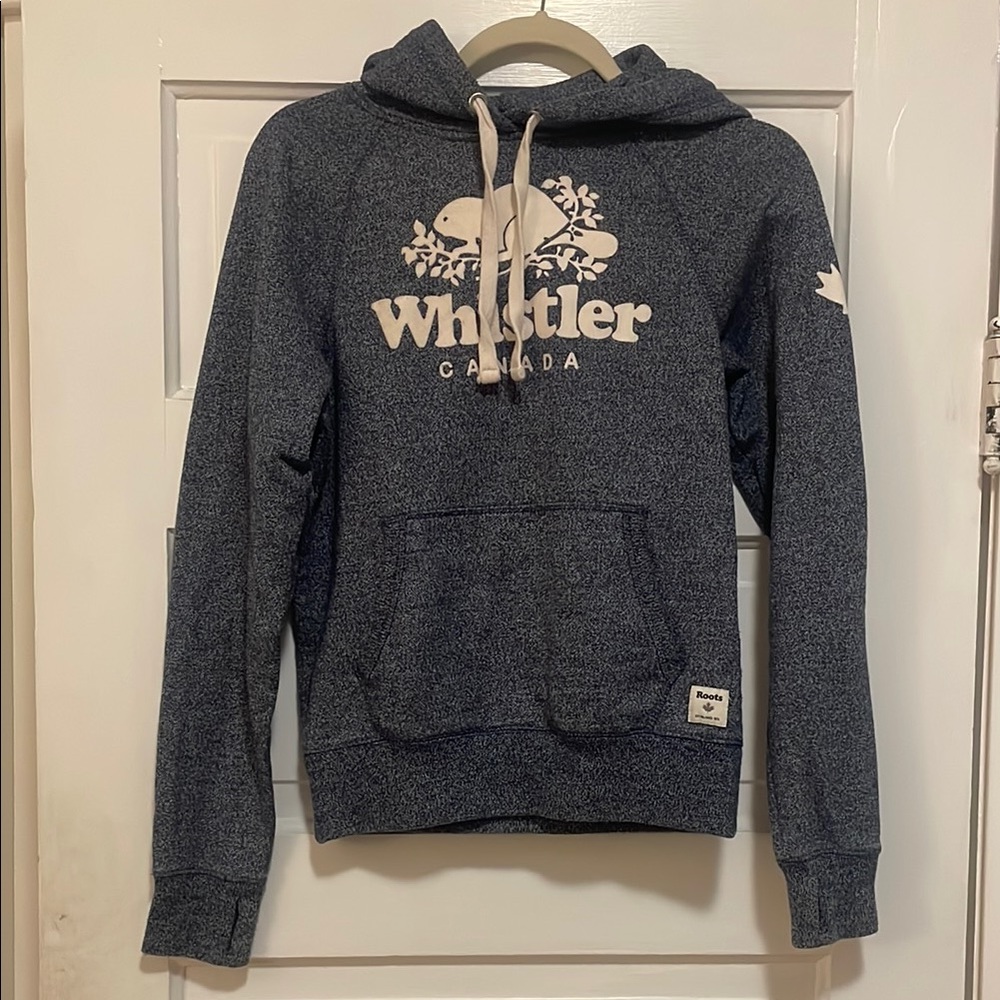Blue Whistler Canada Roots Hoodie